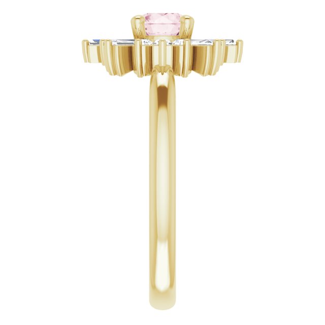 Natural Pink Morganite | Round | 5mm