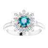Natural London Blue Topaz | Round | 5mm
