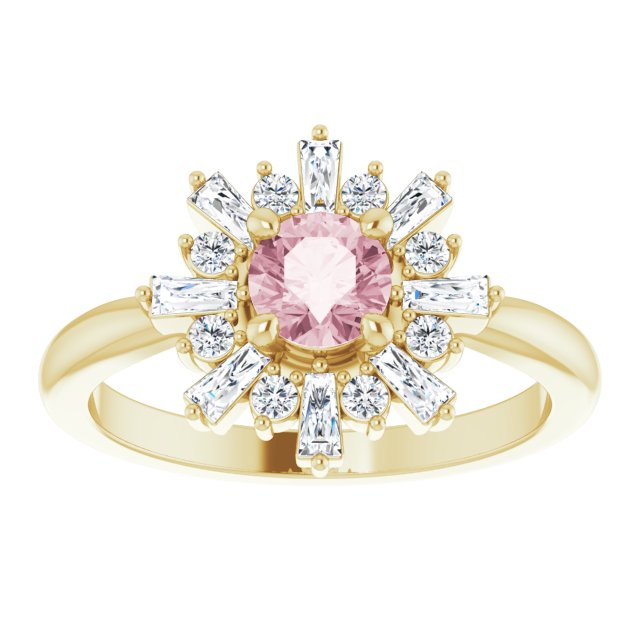 Natural Pink Morganite | Round | 5mm