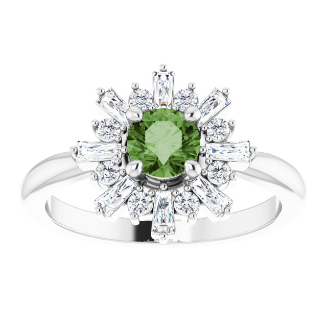 Natural Green Tourmaline | Round | 5mm