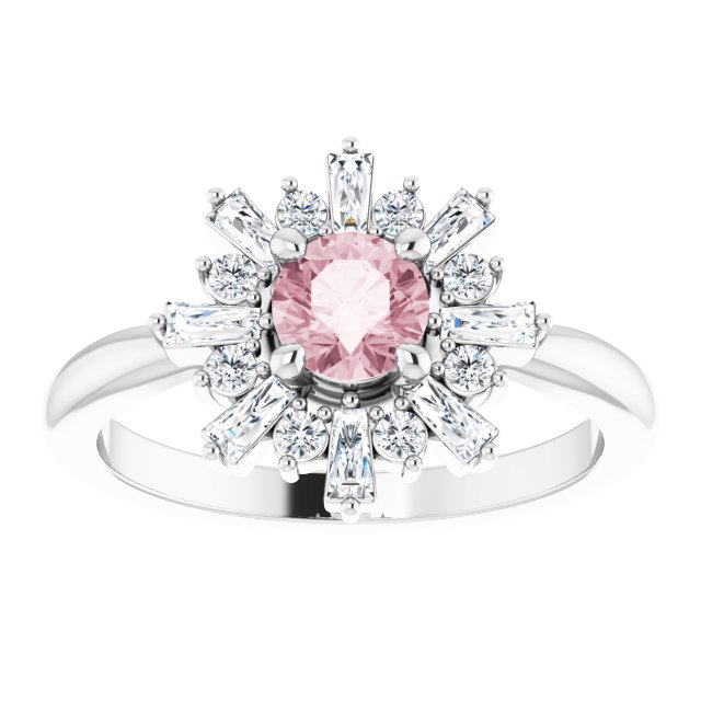 Natural Pink Morganite | Round | 5mm