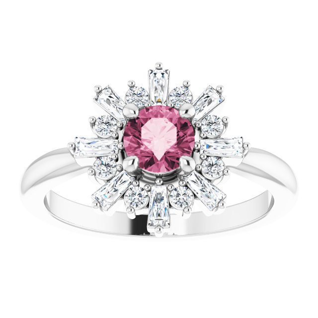 Natural Pink Tourmaline | Round | 5mm