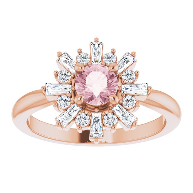 Natural Pink Morganite | Round | 5mm