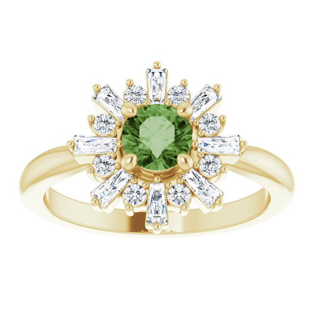Natural Green Tourmaline | Round | 5mm