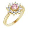 Natural Pink Morganite | Round | 5mm