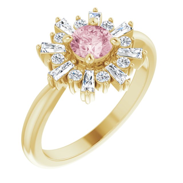 Natural Pink Morganite | Round | 5mm
