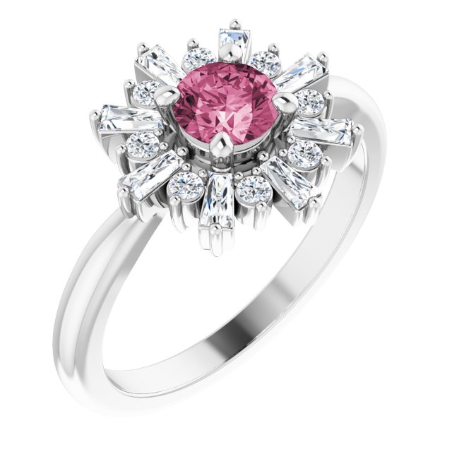 Natural Pink Tourmaline | Round | 5mm