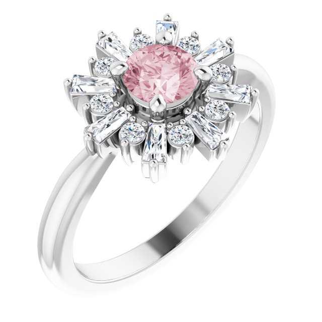 Natural Pink Morganite | Round | 5mm