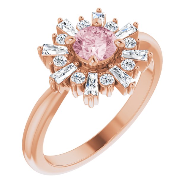 Natural Pink Morganite | Round | 5mm