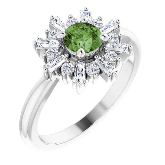 Natural Green Tourmaline | Round | 5mm