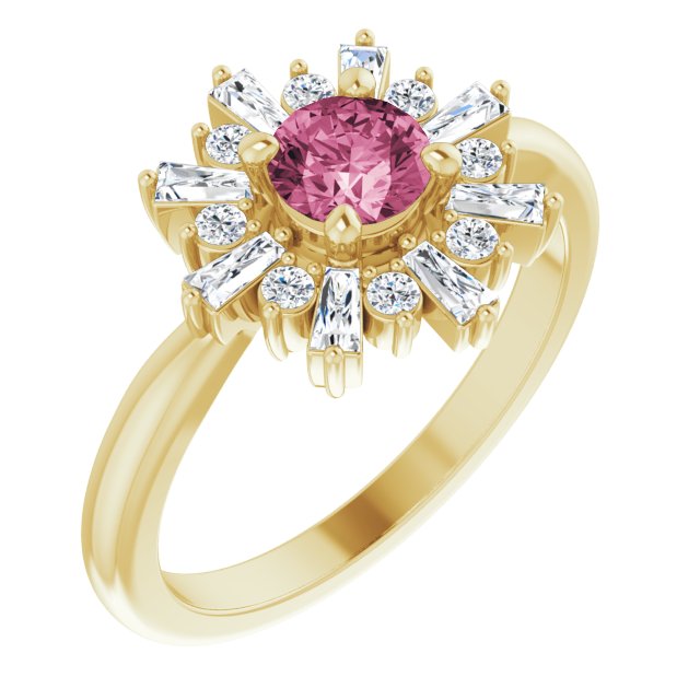Natural Pink Tourmaline | Round | 5mm
