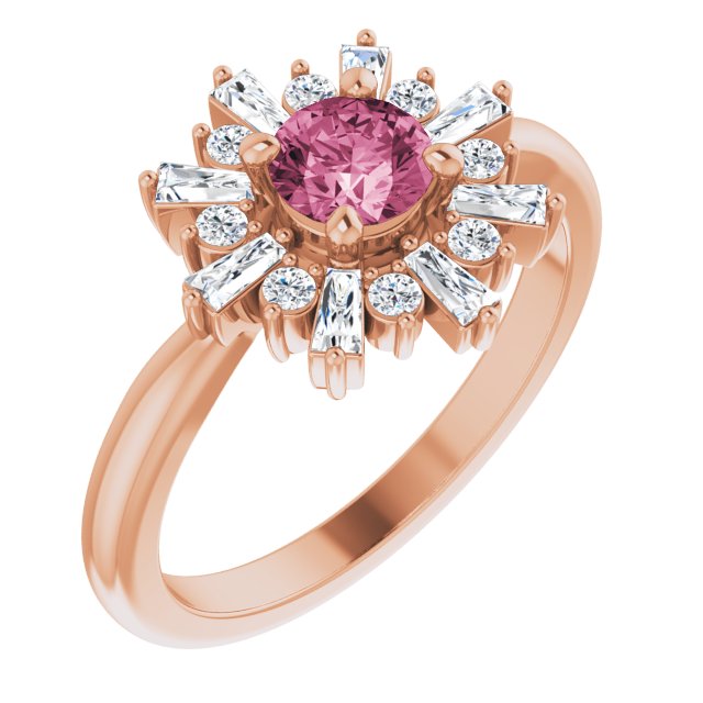 Natural Pink Tourmaline | Round | 5mm