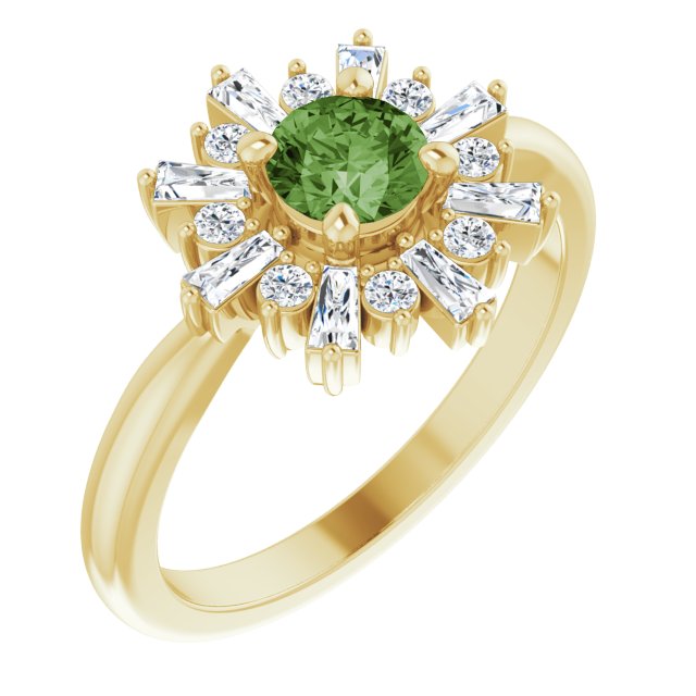 Natural Green Tourmaline | Round | 5mm