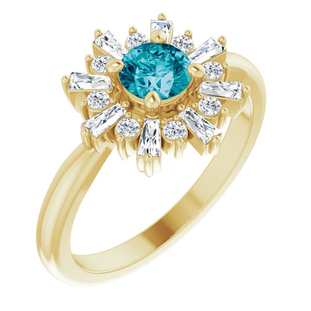 Natural London Blue Topaz | Round | 5mm