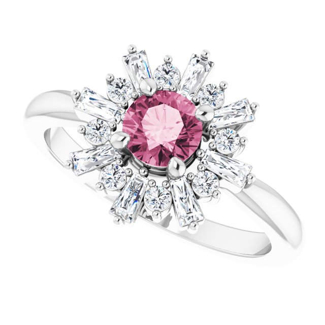 Natural Pink Tourmaline | Round | 5mm