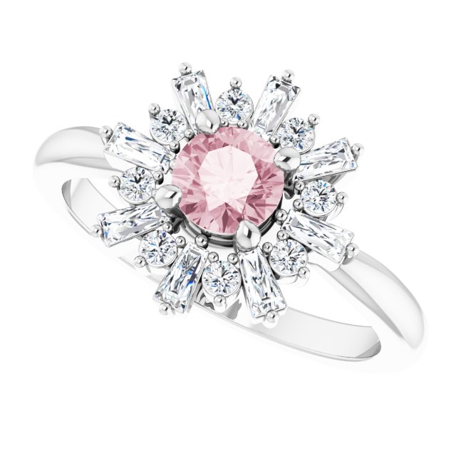 Natural Pink Morganite | Round | 5mm