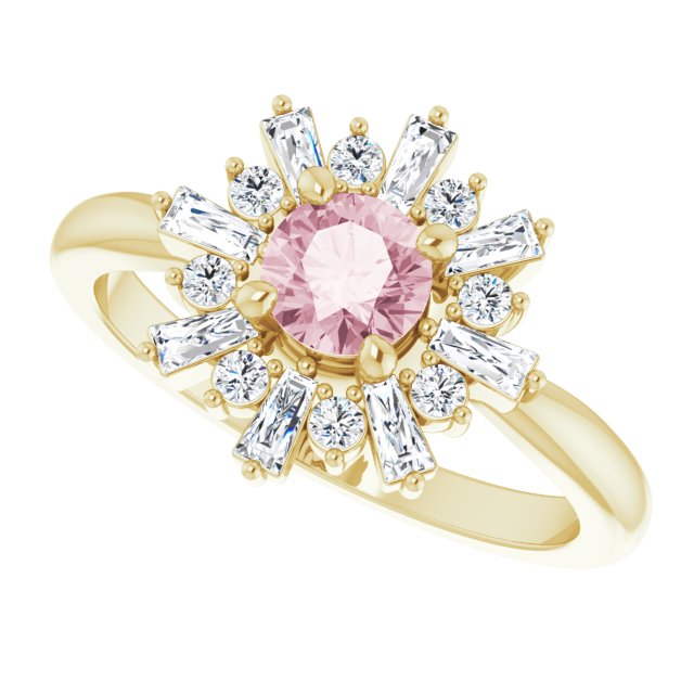 Natural Pink Morganite | Round | 5mm