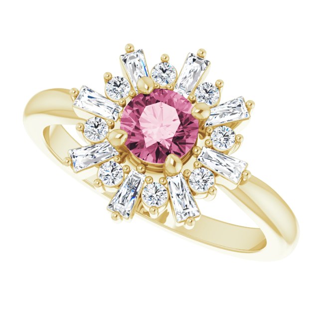 Natural Pink Tourmaline | Round | 5mm