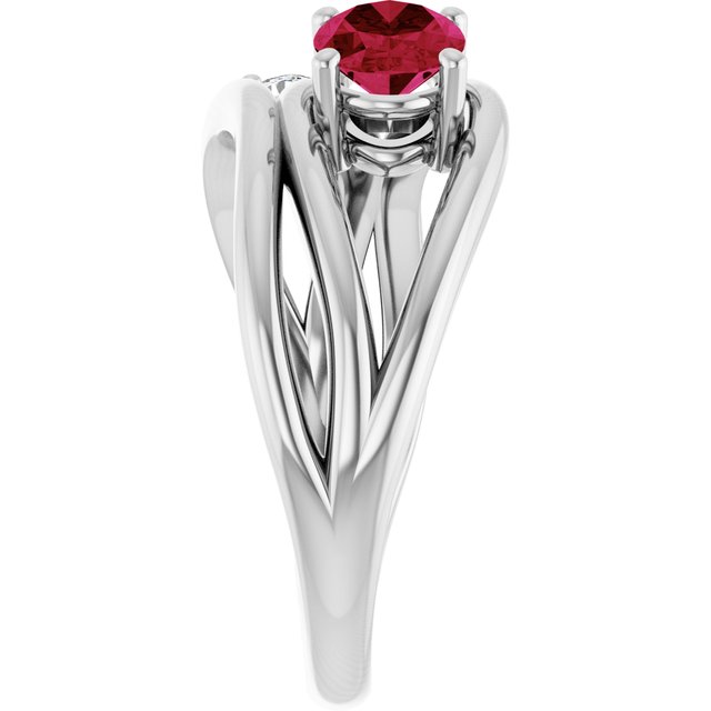 Lab-Grown Ruby | Oval | 7 x 5mm
