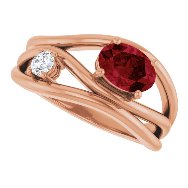 Lab-Grown Ruby | Oval | 7 x 5mm