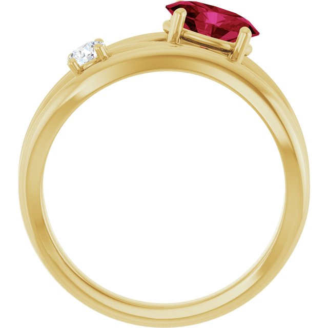 Lab-Grown Ruby | Oval | 7 x 5mm