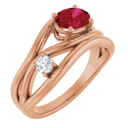 Lab-Grown Ruby | Oval | 7 x 5mm