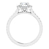 18K White | Round
