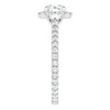 18K White | Round