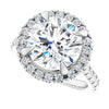 14K White | Round