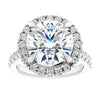 14K White | Round