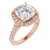14K Rose | Cushion
