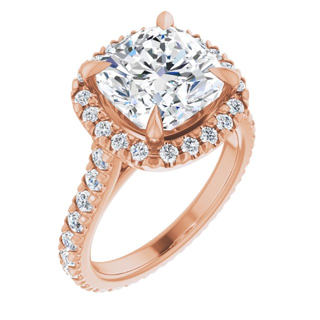 14K Rose | Cushion
