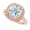 14K Rose | Cushion