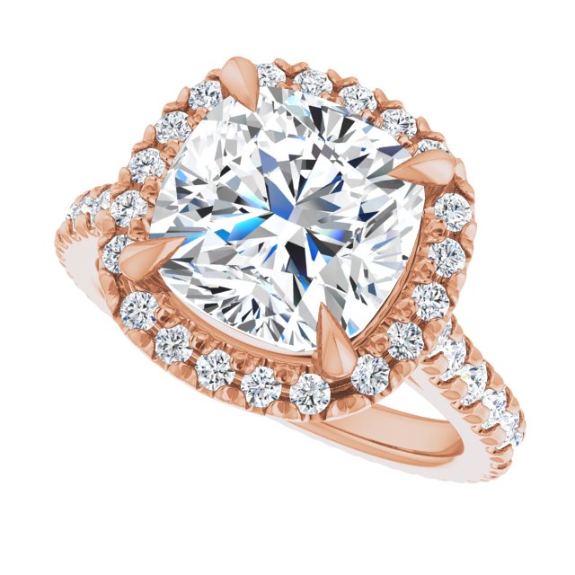 14K Rose | Cushion