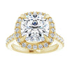 14K Yellow | Cushion