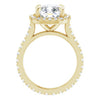 14K Yellow | Cushion