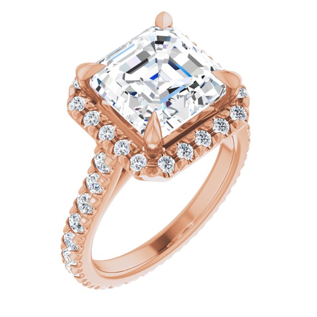 14K Rose | Asscher