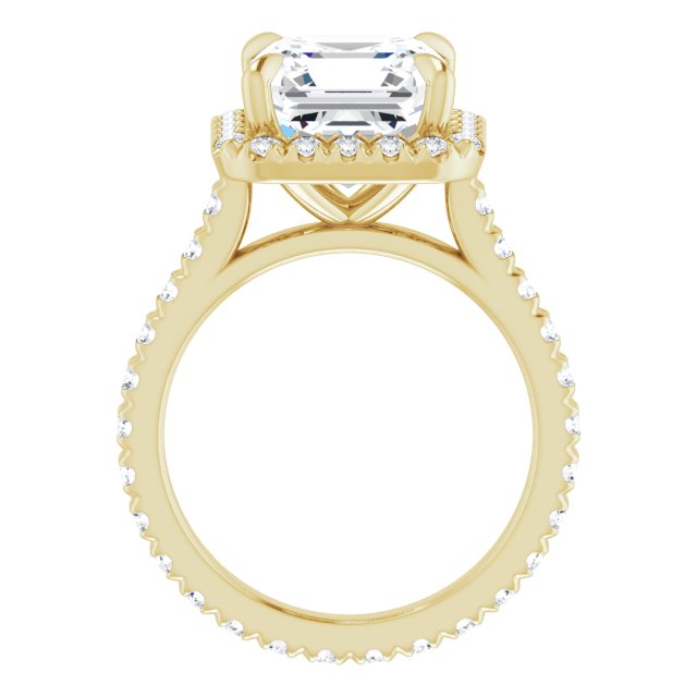 14K Yellow | Asscher
