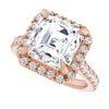 14K Rose | Asscher