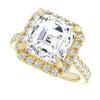 14K Yellow | Asscher