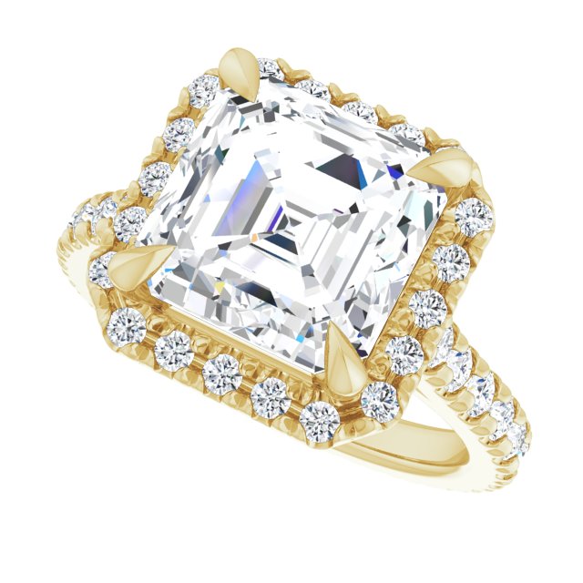 14K Yellow | Asscher