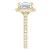 14K Yellow | Asscher