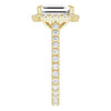 14K Yellow | Emerald