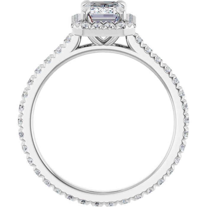 14K White | Emerald