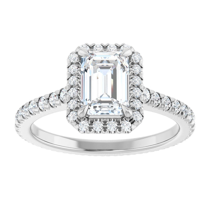 14K White | Emerald
