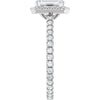 14K White | Emerald
