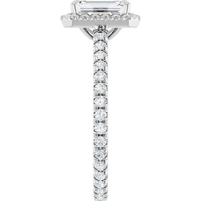 14K White | Emerald