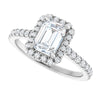 14K White | Emerald
