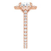 14K Rose | Oval