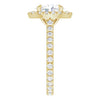 14K Yellow | Oval